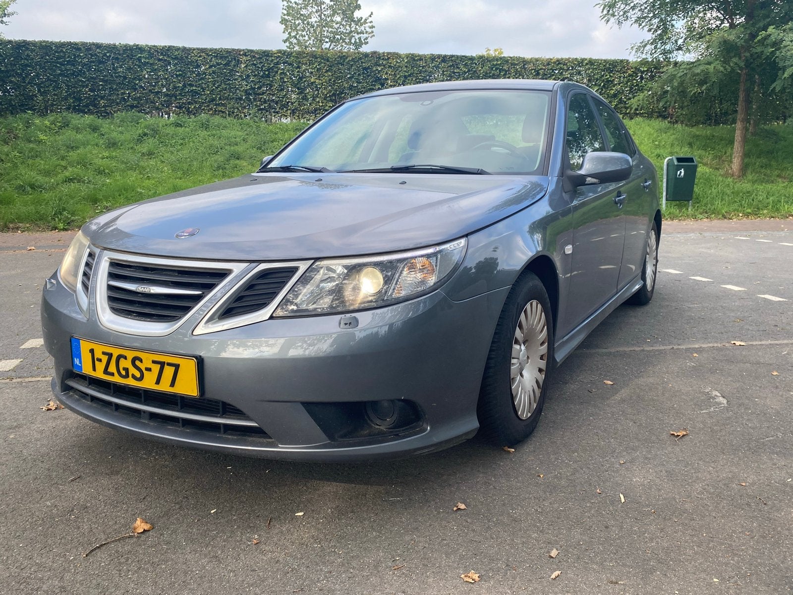 Saab 9-3 1.8 I Sport Sedan 2008 Grijs, Auto's, 1340 kg, 4 cilinders, 1796 cc, 122 pk