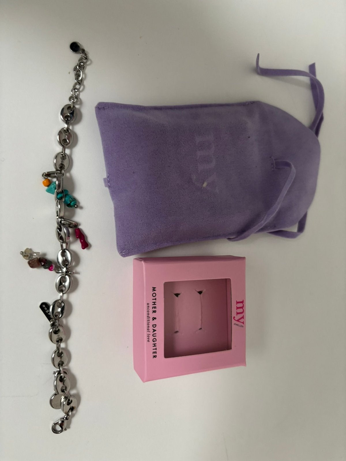 My jewellery bedelarmband met bedeltjes, Overige materialen, Ophalen of Verzenden, Zo goed als nieuw, Met bedels of kralen