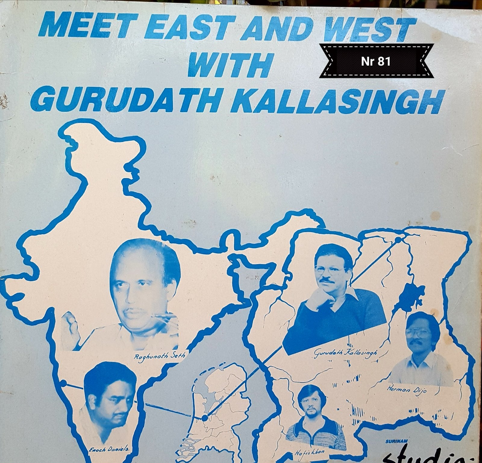 Meet East and West with Gurudath Kallasingh Nr 81, Bollywood, Ophalen of Verzenden, Gebruikt, Overige formaten