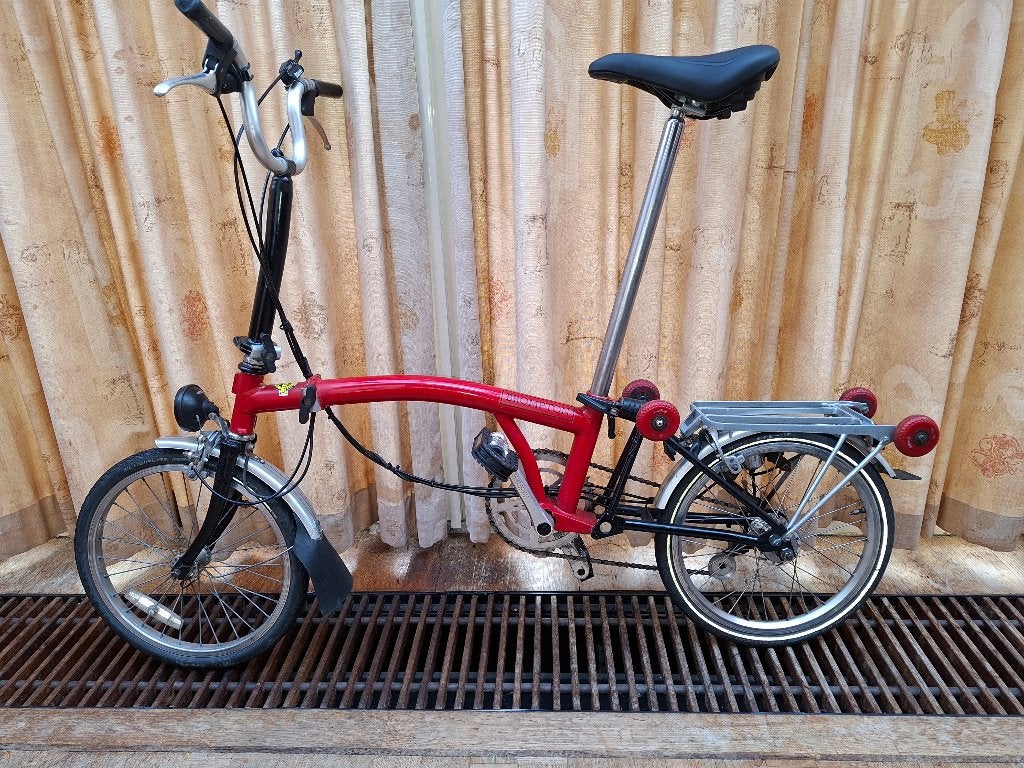Te koop: Brompton Vouwfiets, Fietsen en Brommers, Ophalen, Gebruikt, Brompton, 16 tot 18 inch