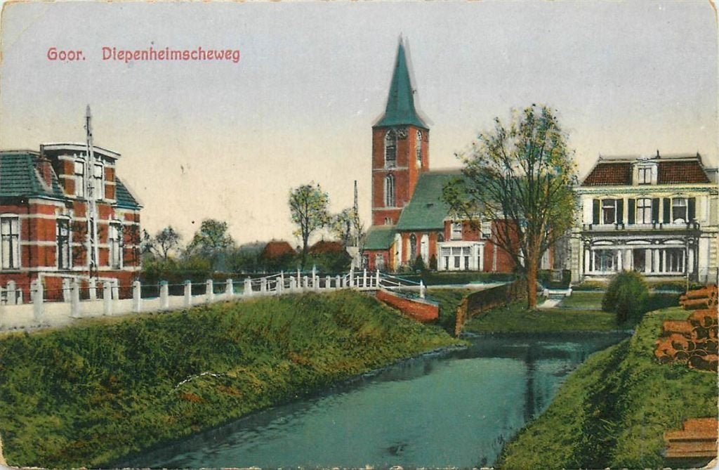 378-382-003 Goor Diepenheimscheweg, Verzamelen, Verzenden, Voor 1920, Overijssel