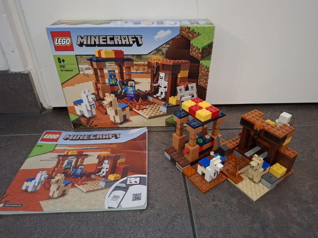 Lego Minecraft 21167 "The Trading Post", Minecraft, Lego, Ophalen of Verzenden, Zo goed als nieuw
