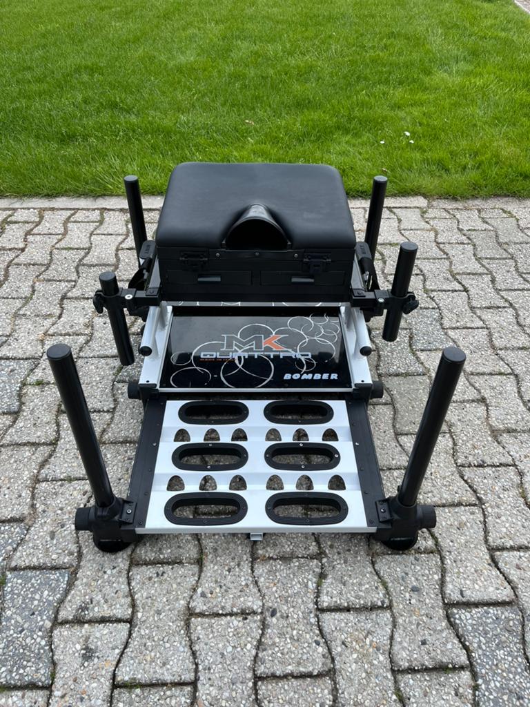 MK Quattro Bomber Seat Box, Watersport en Boten, Hengelsport | Witvissen, Ophalen, Gebruikt, Overige typen