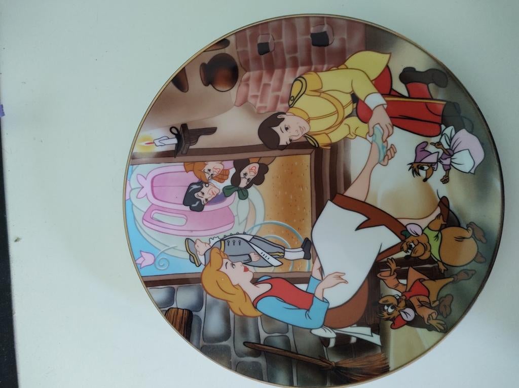 Sierbord Assepoester Cinderella Disney, Ophalen of Verzenden, Assepoester of Belle, Nieuw, Servies