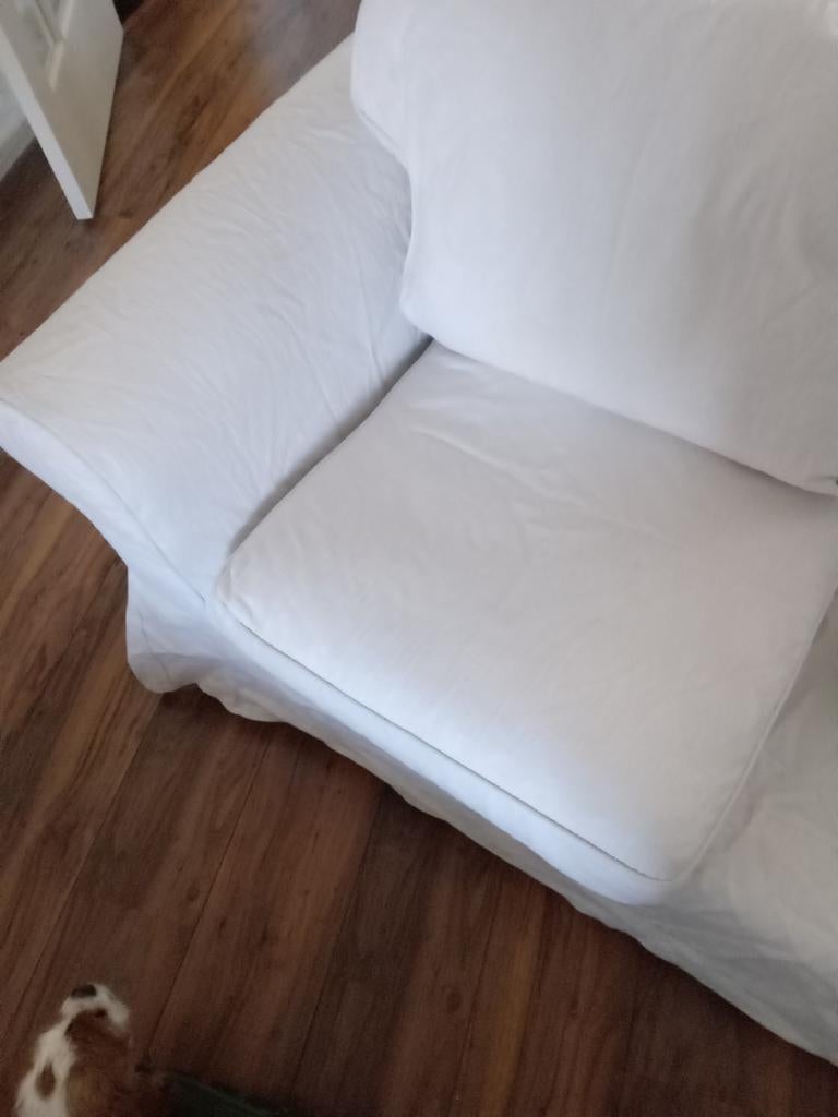 Bijna nieuwe bankhoes voor 3 zits Ektorp Ikea, Ophalen of Verzenden, Zo goed als nieuw, 75 tot 100 cm, Tweepersoons