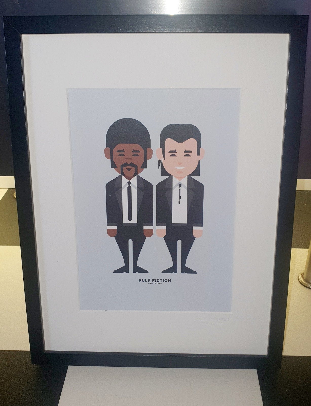 Poster Pulp fiction
Par le duo, Ophalen, Rechthoekig Staand, Met lijst, Zo goed als nieuw