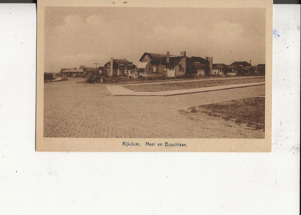 Kijkduin Meer en Boschlaan  HK Egg, Ophalen of Verzenden, 1920 tot 1940, Ongelopen, Zuid-Holland