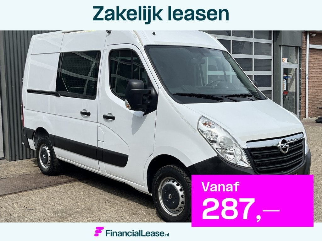 Opel Movano 2.3 CDTI BiTurbo L1H2 Airco Cruise controle Kast, Stof, Gebruikt, 4 cilinders, Bedrijf