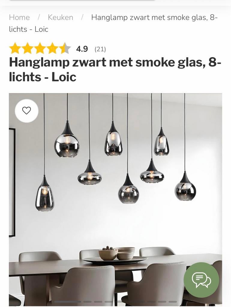 Mooie hanglamp te koop, Ophalen of Verzenden, Zo goed als nieuw, Minder dan 50 cm