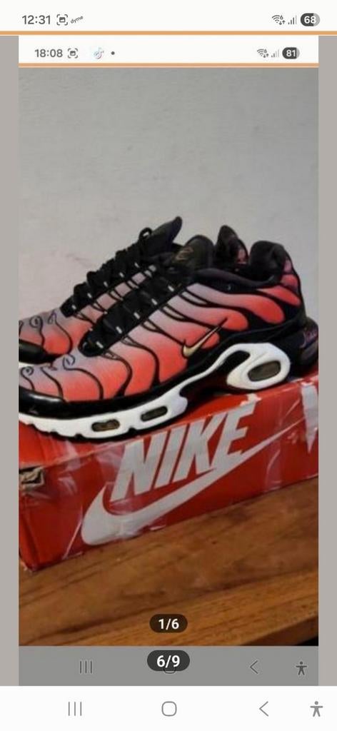 Zeldzame Nike Air TN - Maat 39,5, Kleding | Dames, Schoenen, Overige kleuren, Nike, Ophalen of Verzenden, Sneakers of Gympen