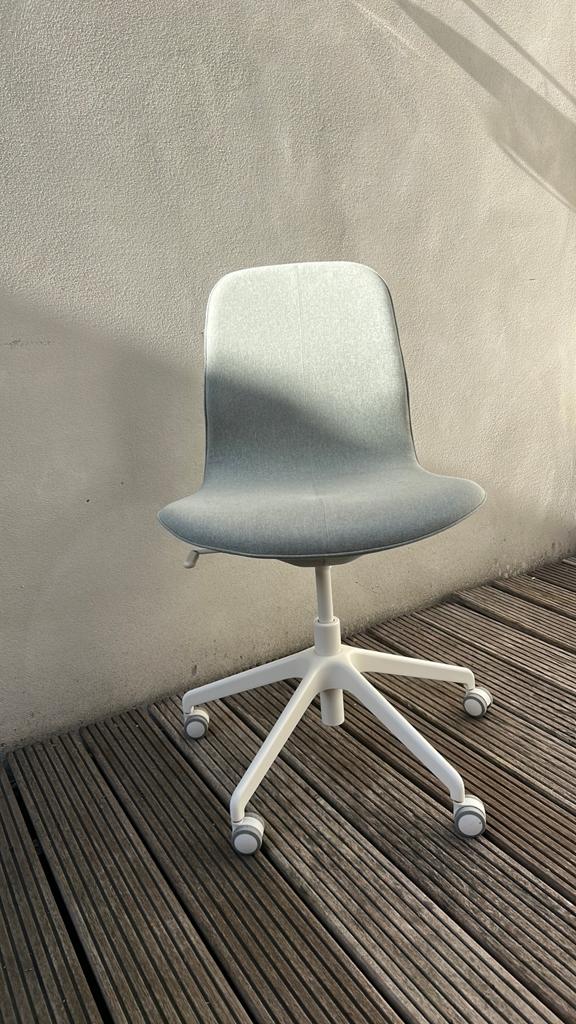 Bureaustoel IKEA Langfjall, Huis en Inrichting, Bureaustoelen, Ophalen, Gebruikt, Grijs, Bureaustoel