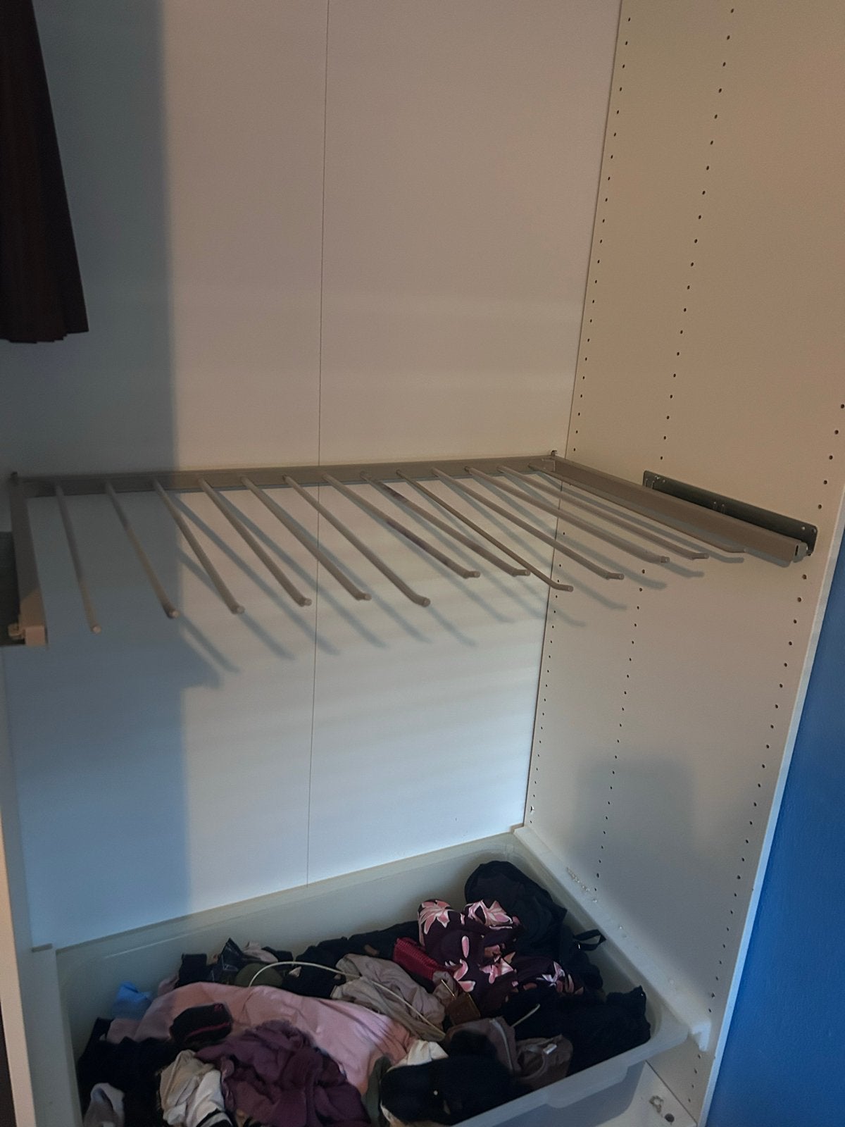 Komplement uittrekbare broekenrek 100x58cm, Huis en Inrichting, Ophalen, Gebruikt, 50 tot 75 cm, 100 tot 150 cm