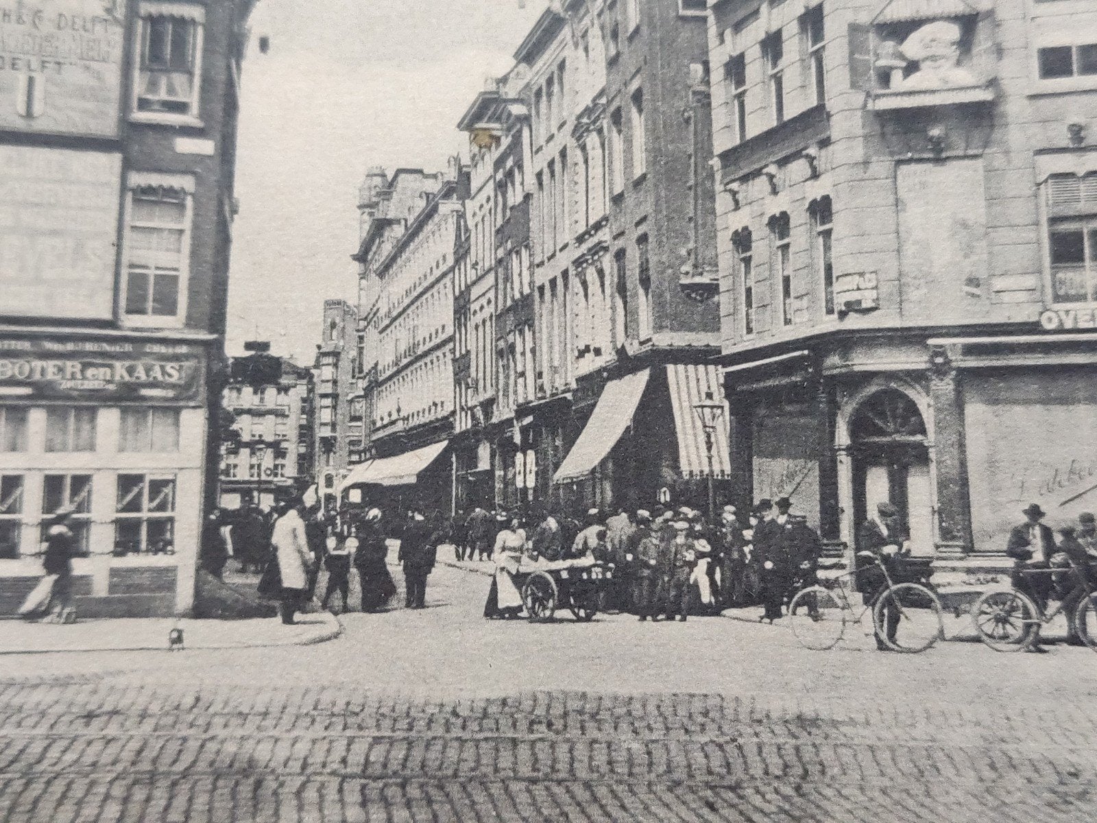 X2605 Rotterdam 1907 Bensdorp Cacao Reclame Veemarkt, Ophalen of Verzenden, Voor 1920, Zuid-Holland