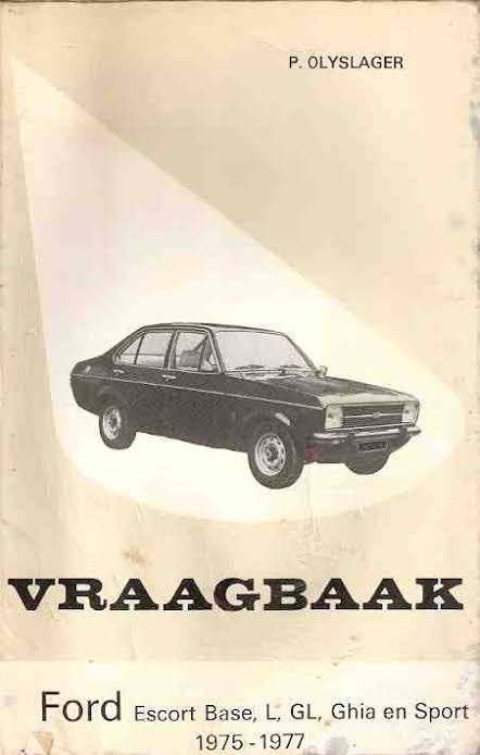 Vraagbaak Ford Escort - P Olyslager, Verzenden, Gebruikt, Auto's