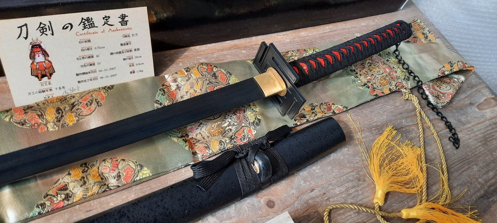 Scherp katana zwaard, samurai zwaarden, sabel, mes, dolk, Verzamelen, Militaria | Algemeen, Ophalen of Verzenden, Overige soorten