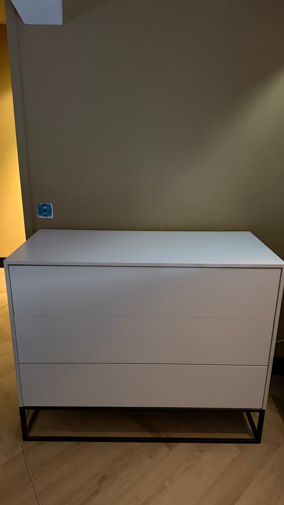Witte ladekast/commode, Huis en Inrichting, Ophalen, Zo goed als nieuw
