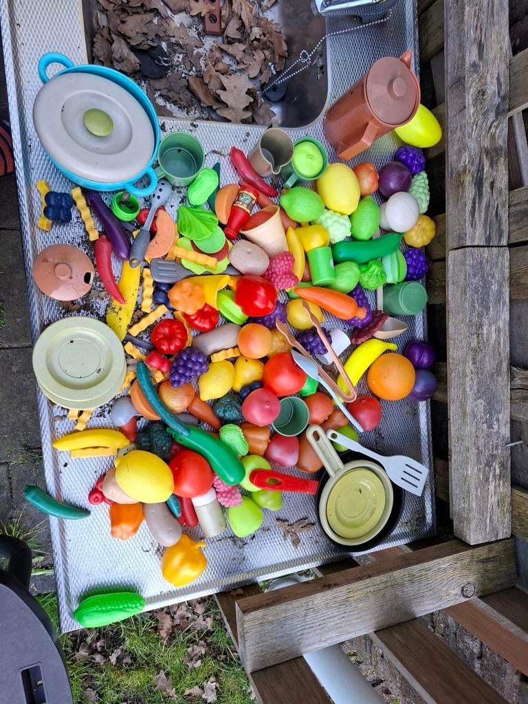 Dantoy Bio Buitenkeuken Speelgoed met Gratis Buitenkeuken, Kinderen en Baby's, Ophalen of Verzenden, Gebruikt, Jongen of Meisje