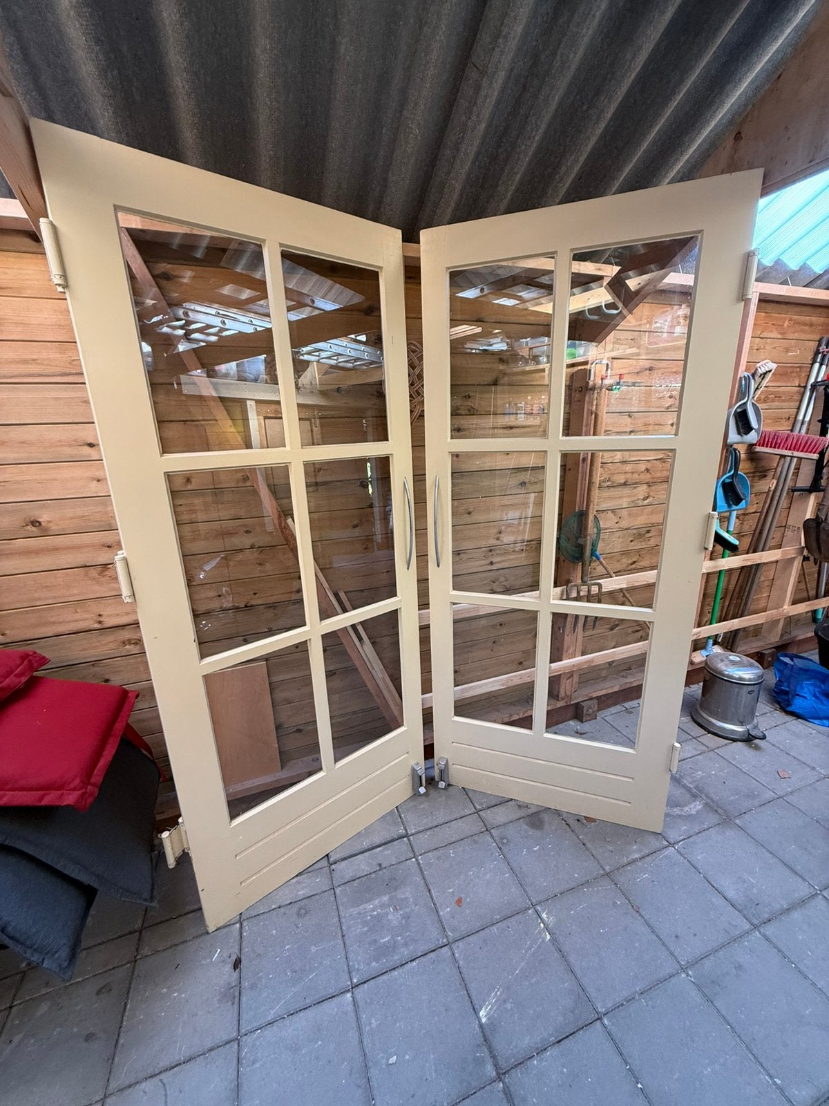 Openslaande binnendeuren, Ophalen, 80 tot 100 cm, Binnendeur, Zo goed als nieuw