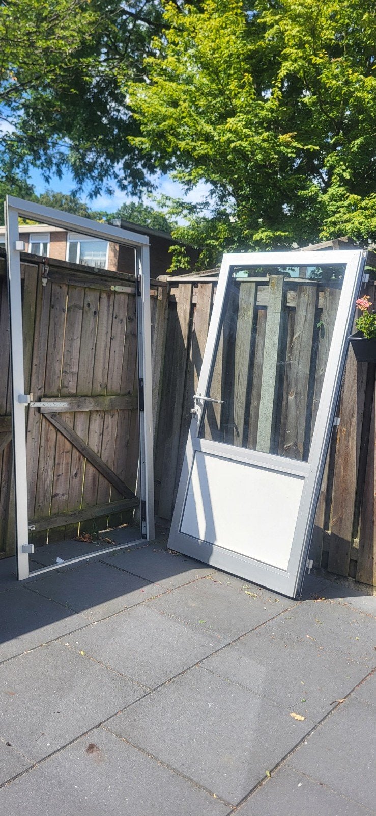 Aluminium Buitendeur - 215x120 cm, Ophalen of Verzenden