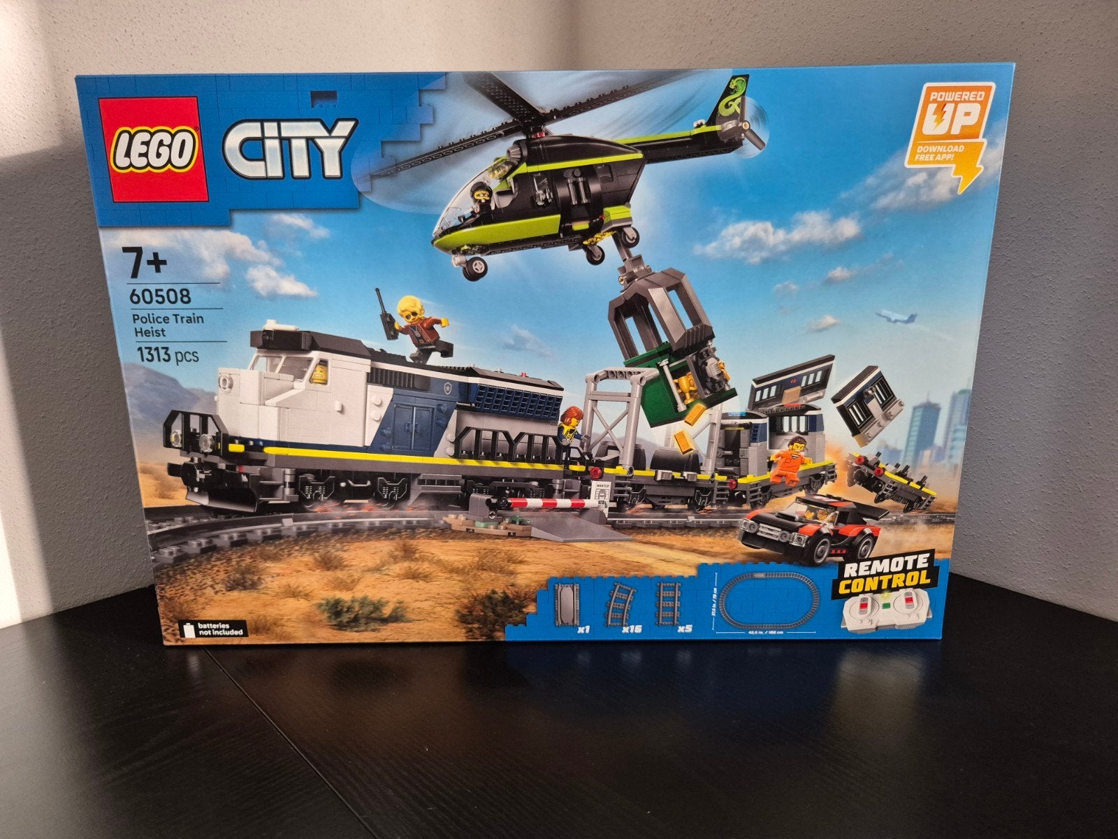 LEGO City 60508 Police Train Heist - Nieuw in doos, City, Inclusief doos, Lego, Nieuw