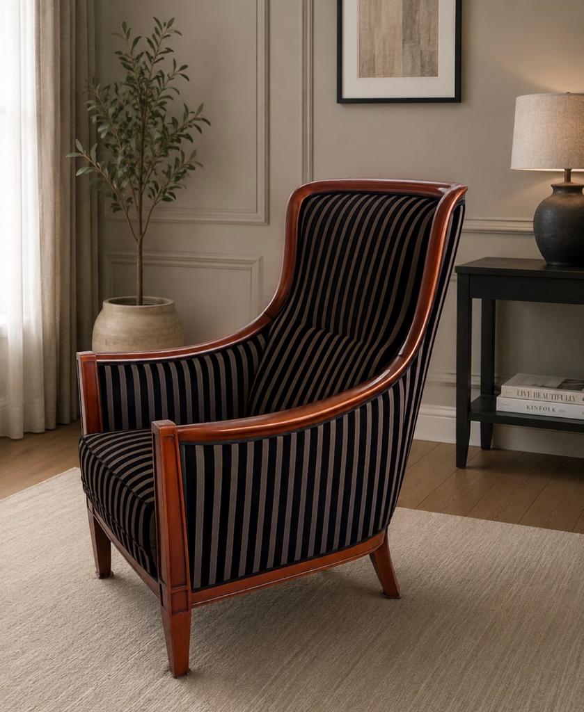 Klassieke fauteuil, Ophalen, Gebruikt, Stof, 75 tot 100 cm