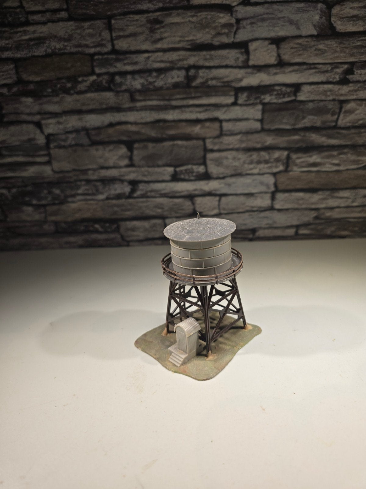 watertoren voor stoomlok N spoor trein 1:160, Overige merken, Gebruikt, Gelijkstroom of Wisselstroom, Brug, Tunnel of Gebouw