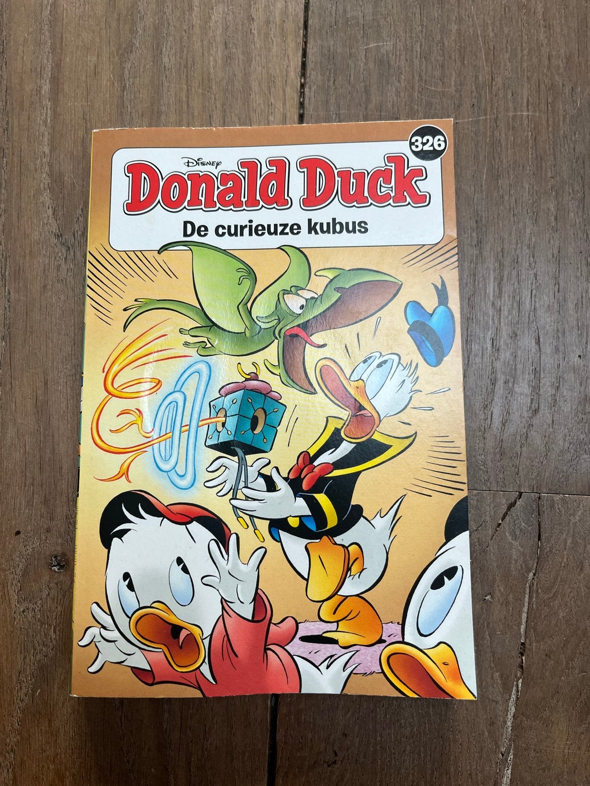 Donald Duck 326 - De Curieuze Kubus, Boeken, Eén stripboek, Ophalen of Verzenden, Gelezen
