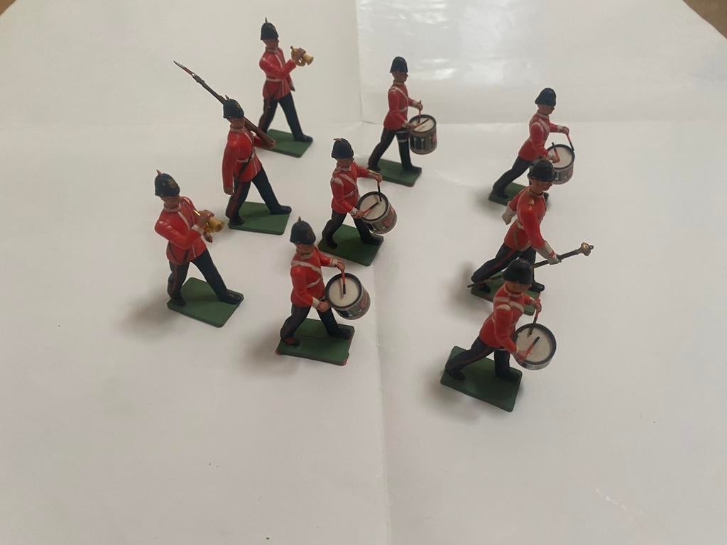 Britains - Brits - Muziekkorps, Verzamelen, Ophalen of Verzenden, Gebruikt