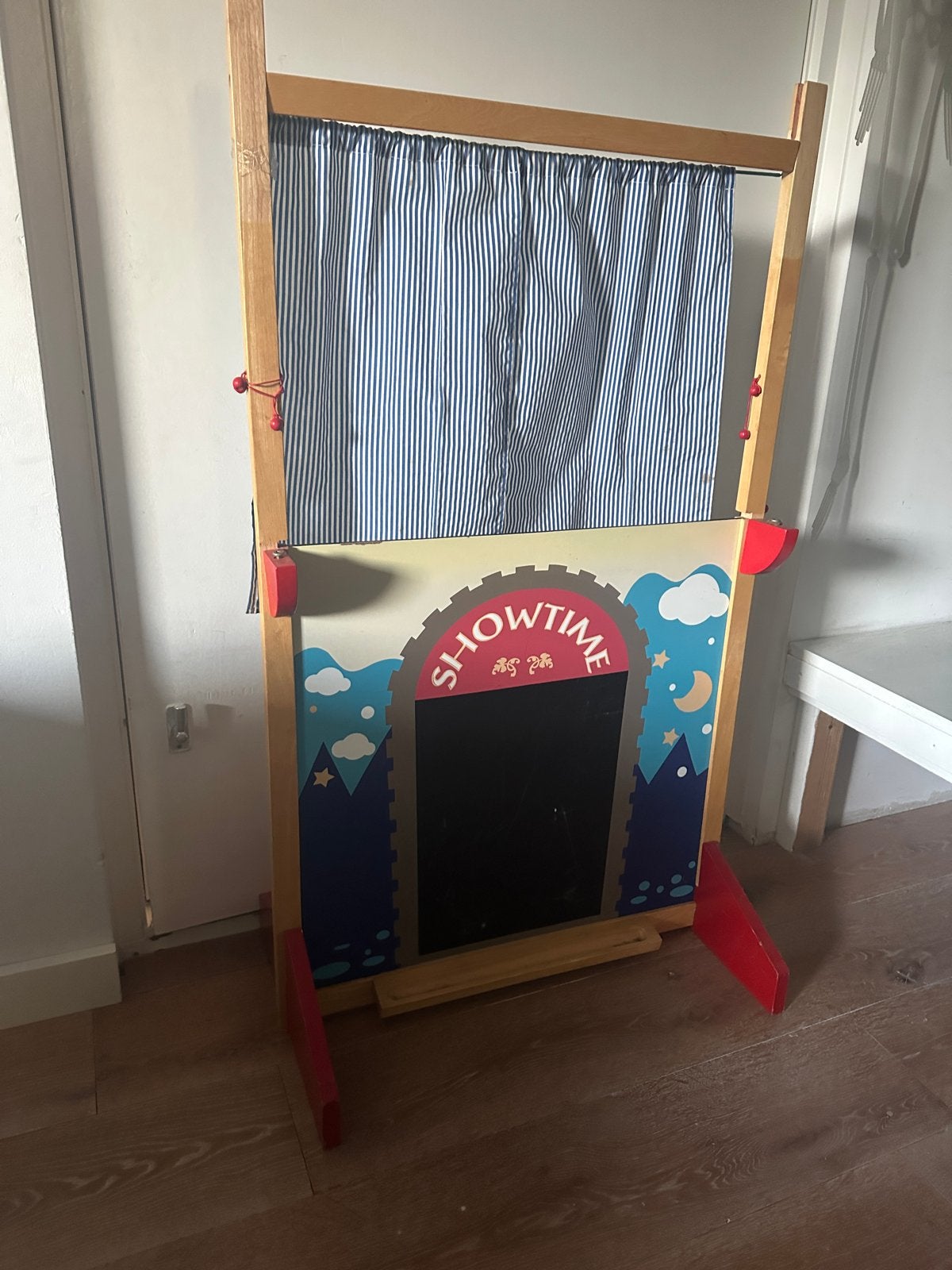 Poppenkast 'Showtime' met uitgebreide poppencollectie, Kinderen en Baby's, Ophalen, Gebruikt, Overige typen