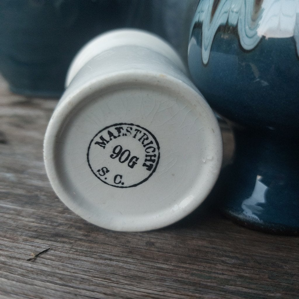 Mooi antieke zalfpot van Societe Ceramique Maestricht, Ophalen of Verzenden