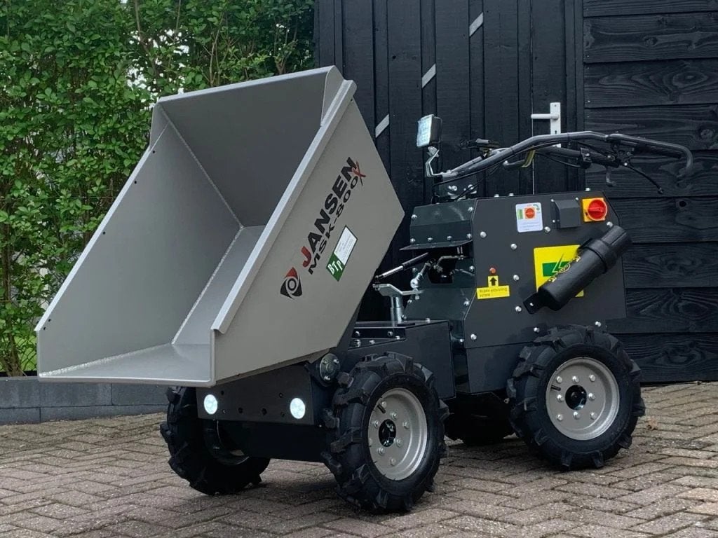 BTP Actie Jansen 4x4 elektrische accu kruiwagen mini dumper, Tuin en Terras, Kruiwagens, Gebruikt, Elektrisch, BTP