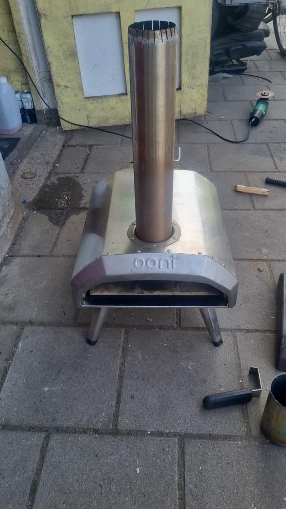 Ooni pizzaoven kan eventueel makkelijk een gasunit in zelf, Tuin en Terras, Pizzaovens, Ophalen of Verzenden, Gebruikt, Ooni