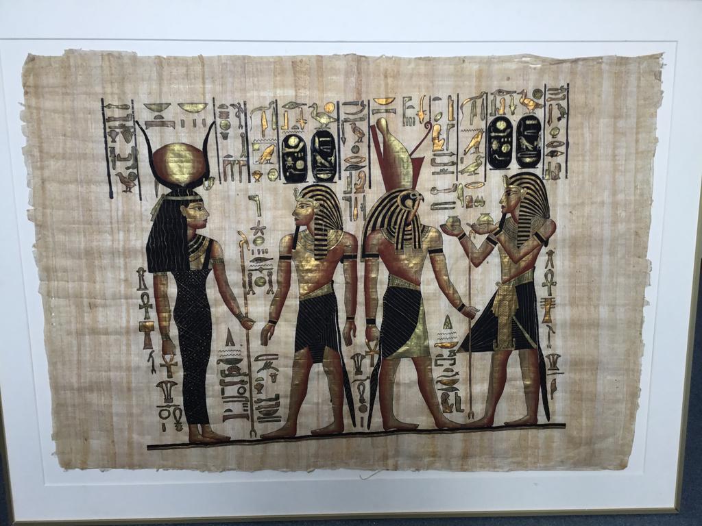 Egyptisch ,Farao’s schilderij, Ophalen of Verzenden