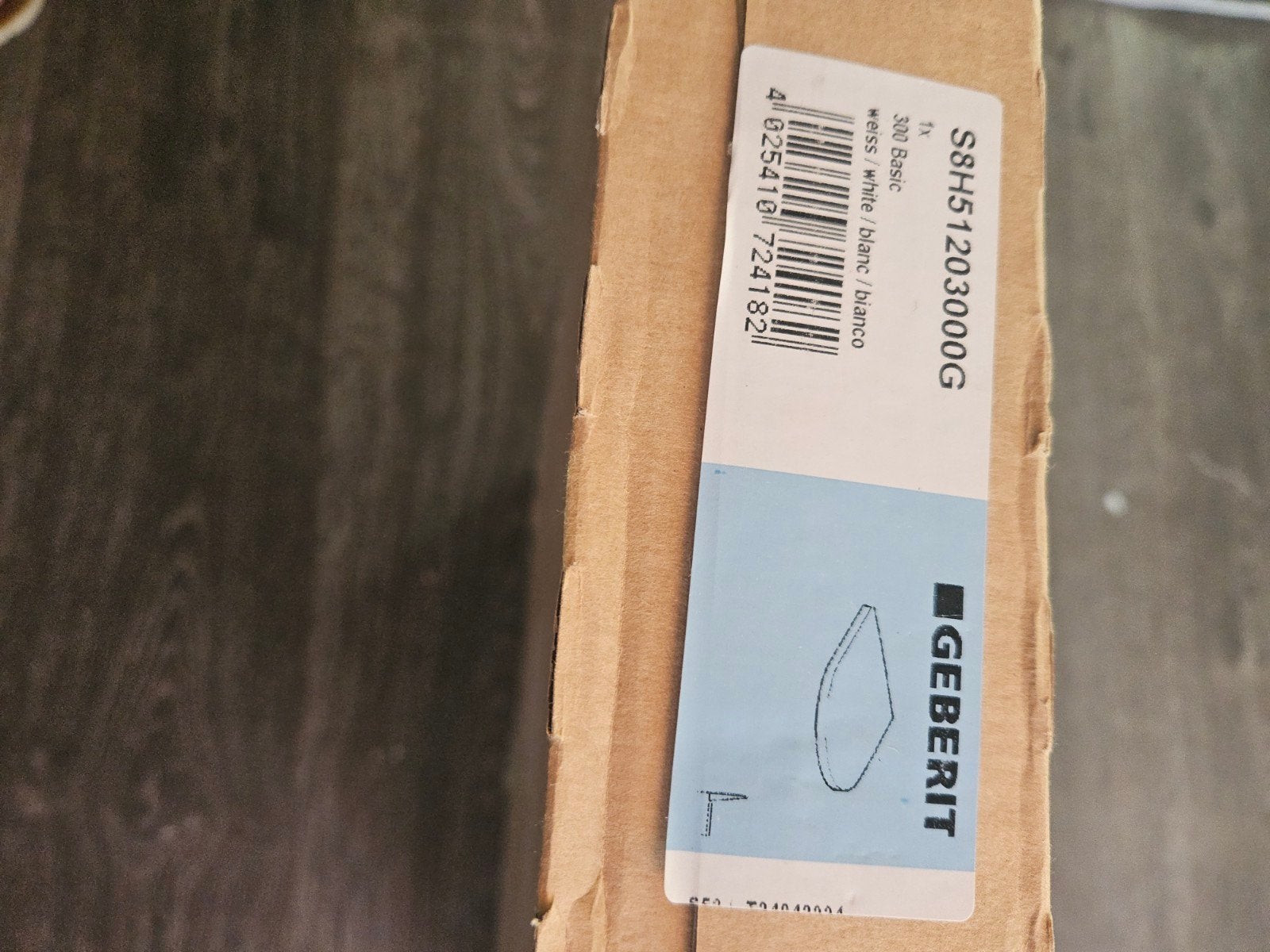 Geberit 300 Basic closetzitting met deksel wit nieuw in doos, Ophalen of Verzenden, Nieuw, Toilet