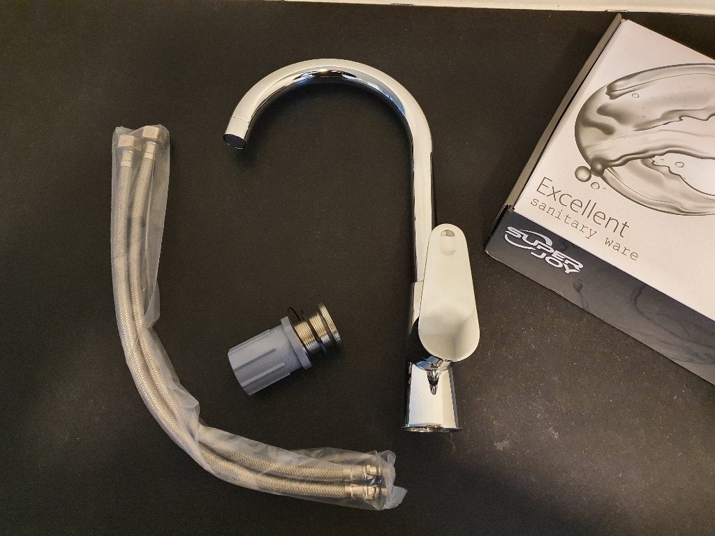 Nieuwe Super Joy Keukenkraan - Chroom, Ophalen of Verzenden, Nieuw, Chroom, Kraan