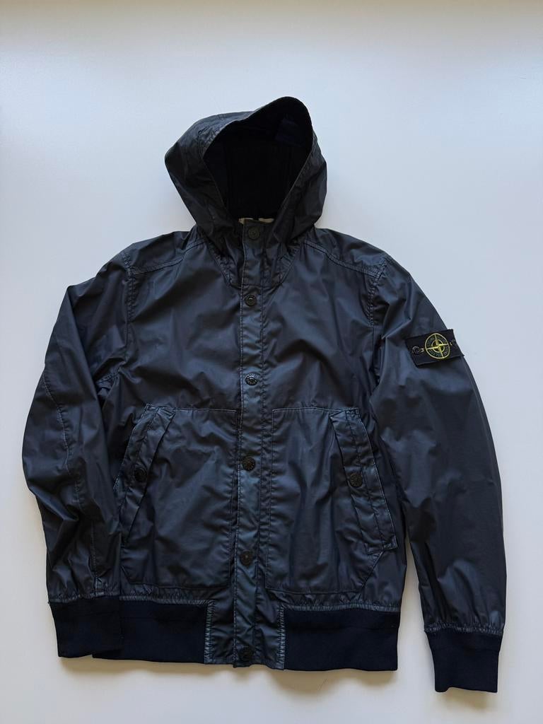 Stone Island Mussola Gommata jas m, Ophalen of Verzenden, Zo goed als nieuw, Maat 48/50 (M), Blauw
