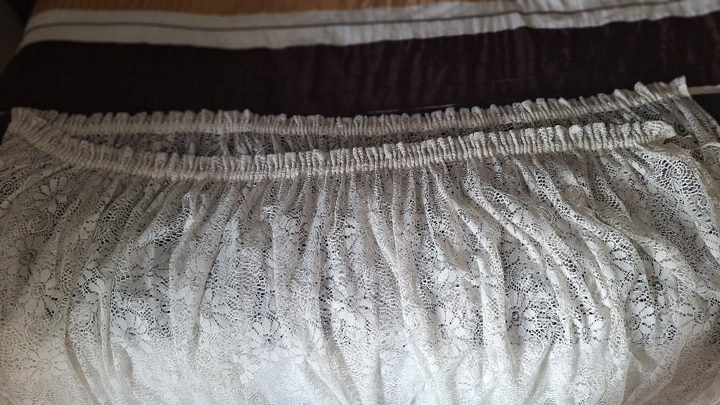 Klassieke vitrage., Gebruikt, 200 cm of meer, Vintage, Ophalen of Verzenden