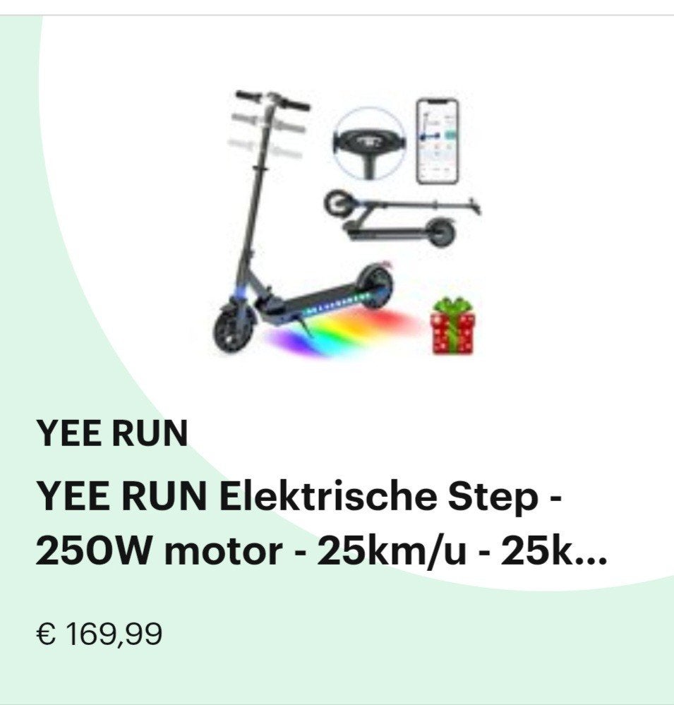 elektrische step, Ophalen of Verzenden, Gewone step