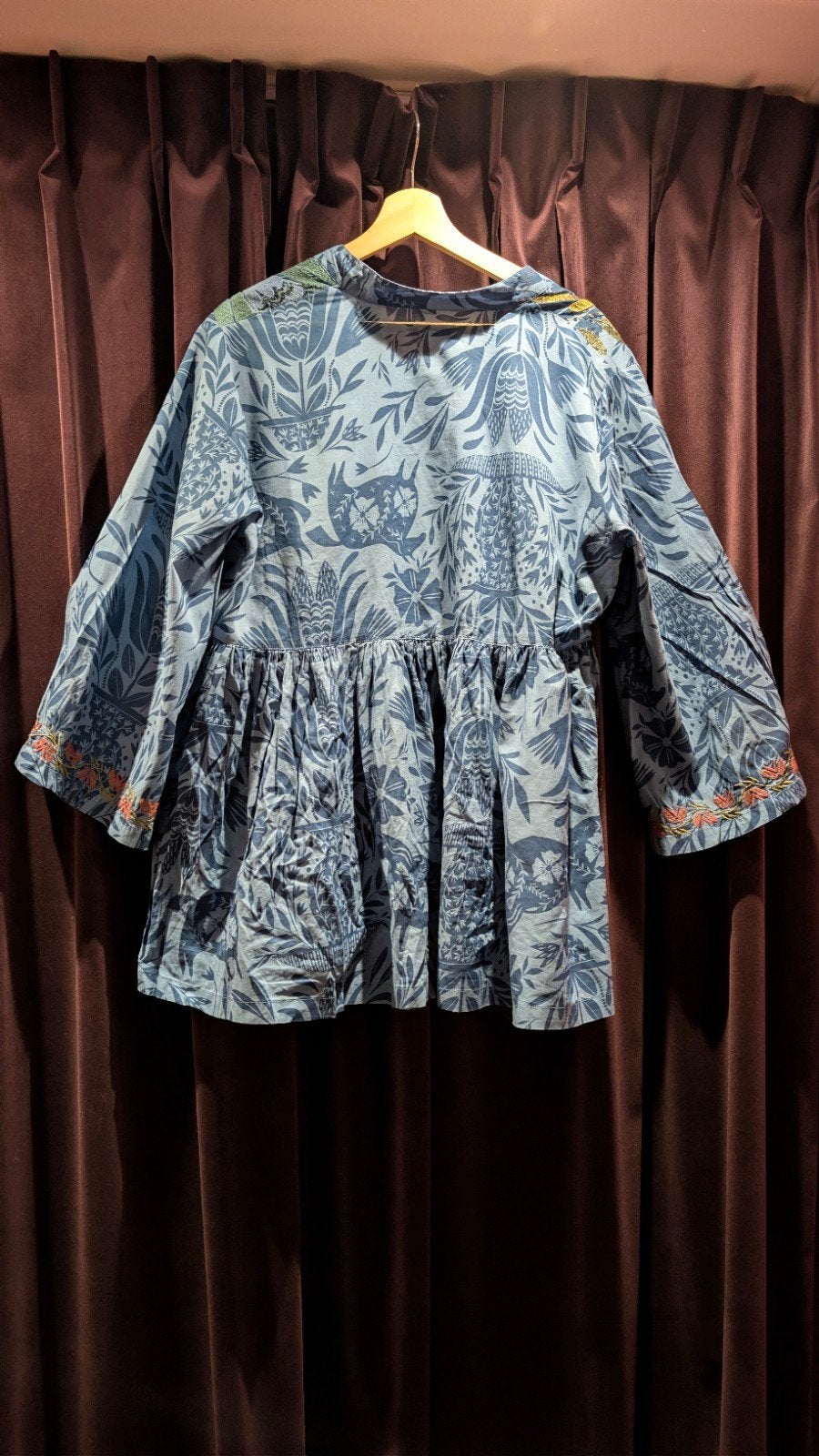 Gudrun Sjoden blouse met borduursel en wijd uitlopend, Kleding | Dames, Maat 42/44 (L), Zo goed als nieuw, Gudrun Sjoden, Verzenden