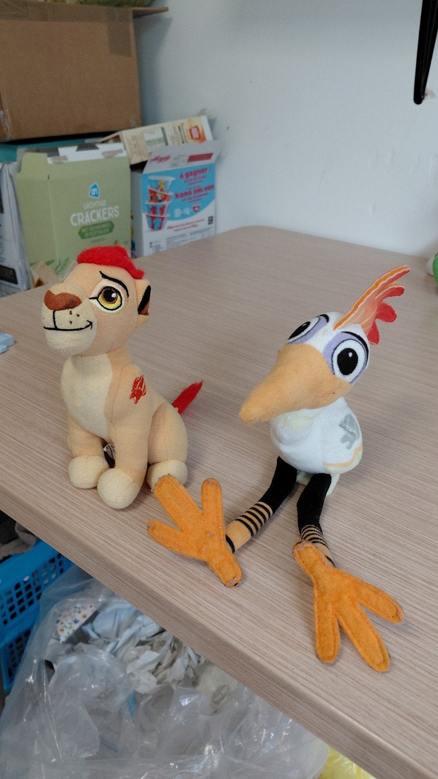 Lion guard Disney knuffels, Ophalen of Verzenden, Zo goed als nieuw, Overige typen