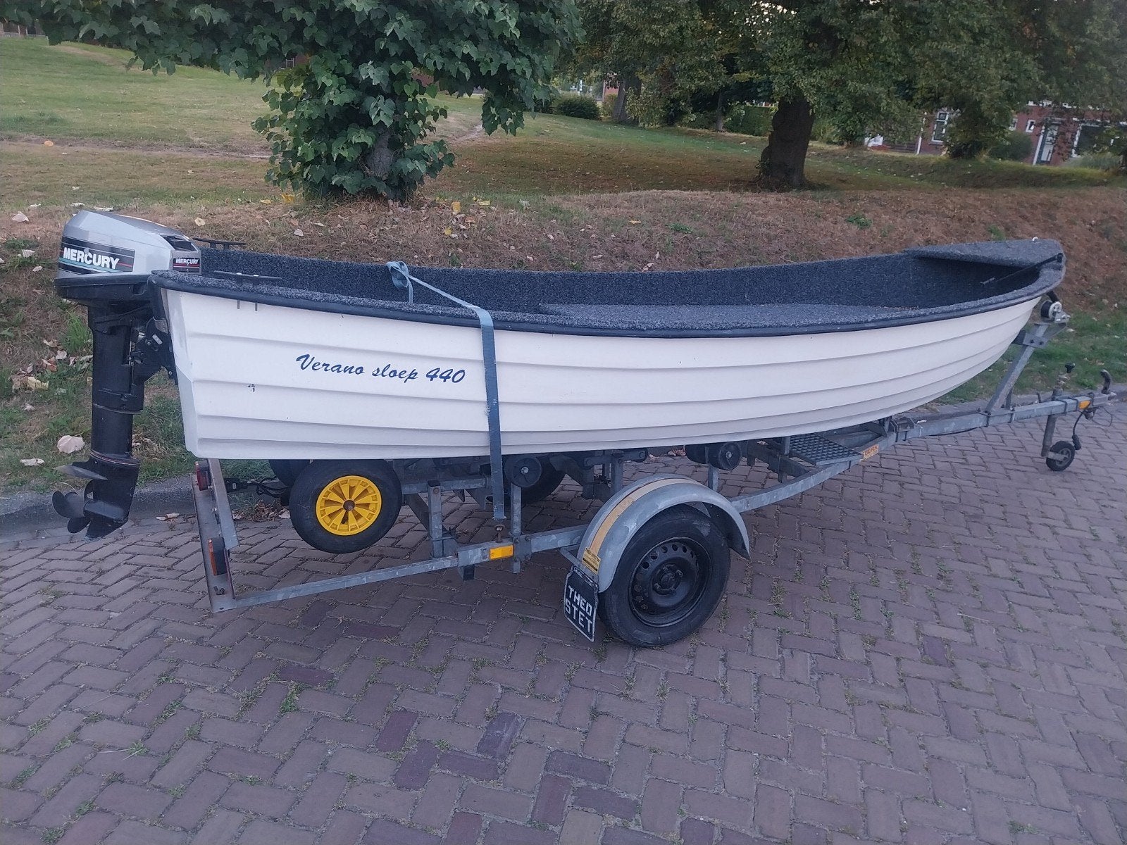 Verano 440 en verano 420 roofvisboot met motoren, Ophalen, Gebruikt, 5 m, 2 m