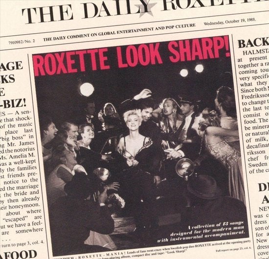 ROXETTE - Look Sharp!, Ophalen of Verzenden, 1990 - 1999, Zo goed als nieuw