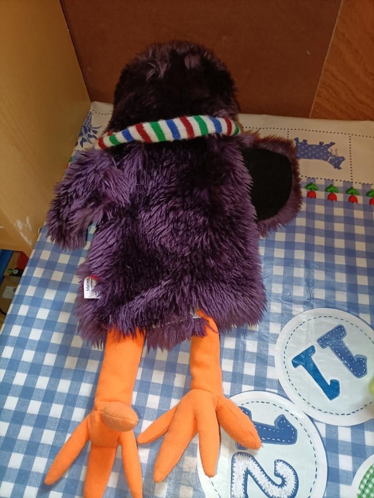 Raai de Kraai knuffel Malmberg 45 cm gemeten met poten, Ophalen of Verzenden, Zo goed als nieuw