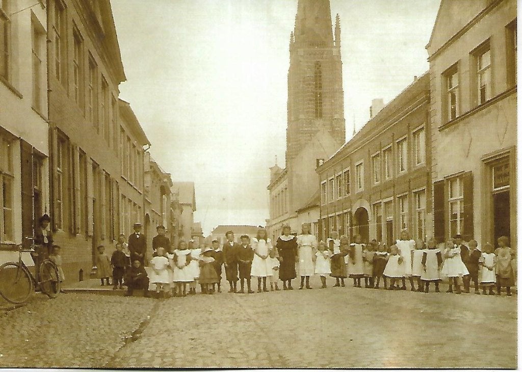 Weert 1915 Langstraat - Weert in Kaart, Ophalen of Verzenden, Voor 1920, Ongelopen, Limburg