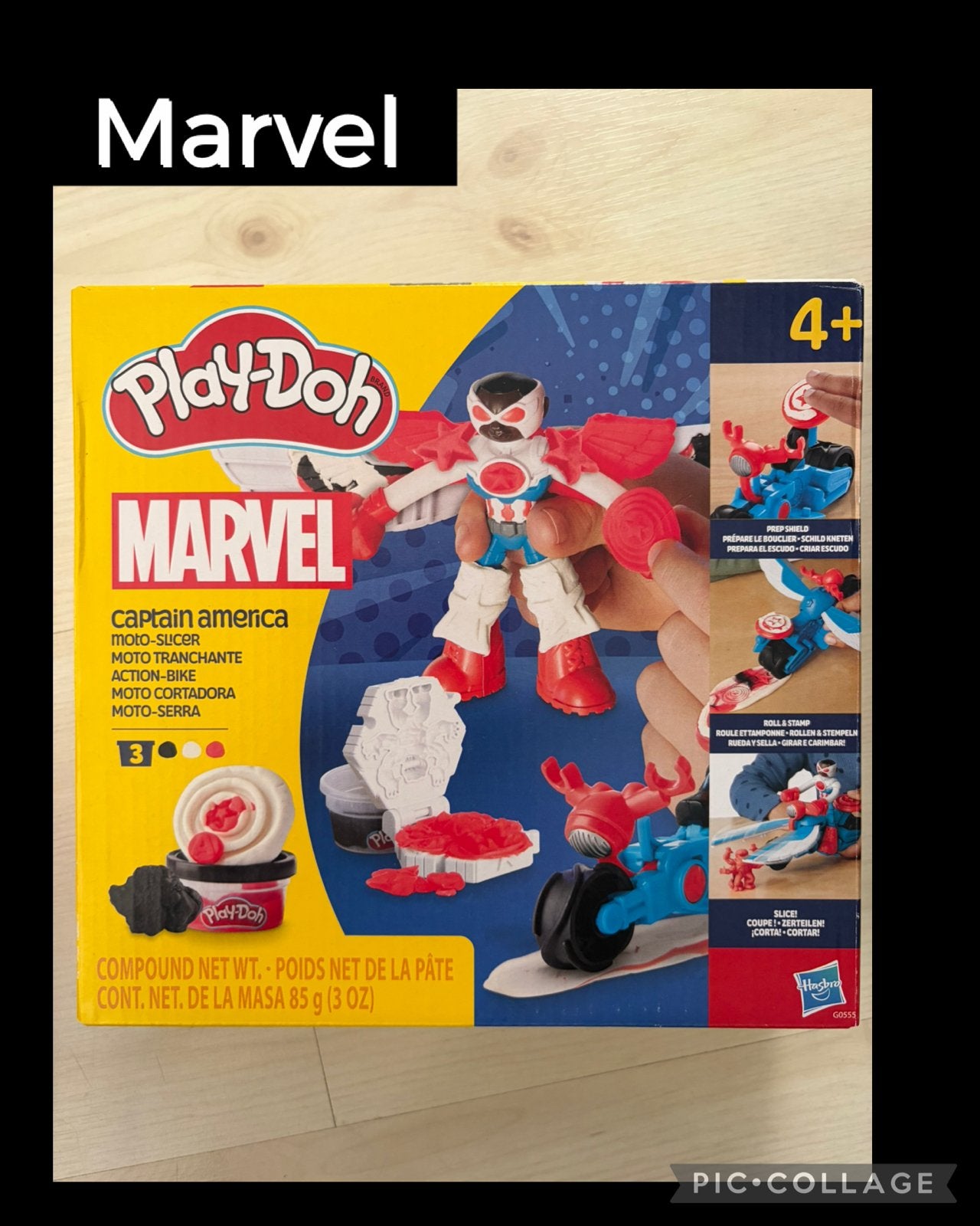 Play-Doh Marvel Captain America Moto-Slicer Speelset, Kinderen en Baby's, Ophalen of Verzenden, Nieuw, Knutselen