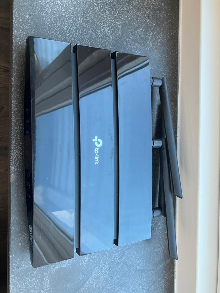 2x TP-Link AC1750 Draadloze Dual Band Gigabit Router, Computers en Software, Routers en Modems, Ophalen of Verzenden, Gebruikt