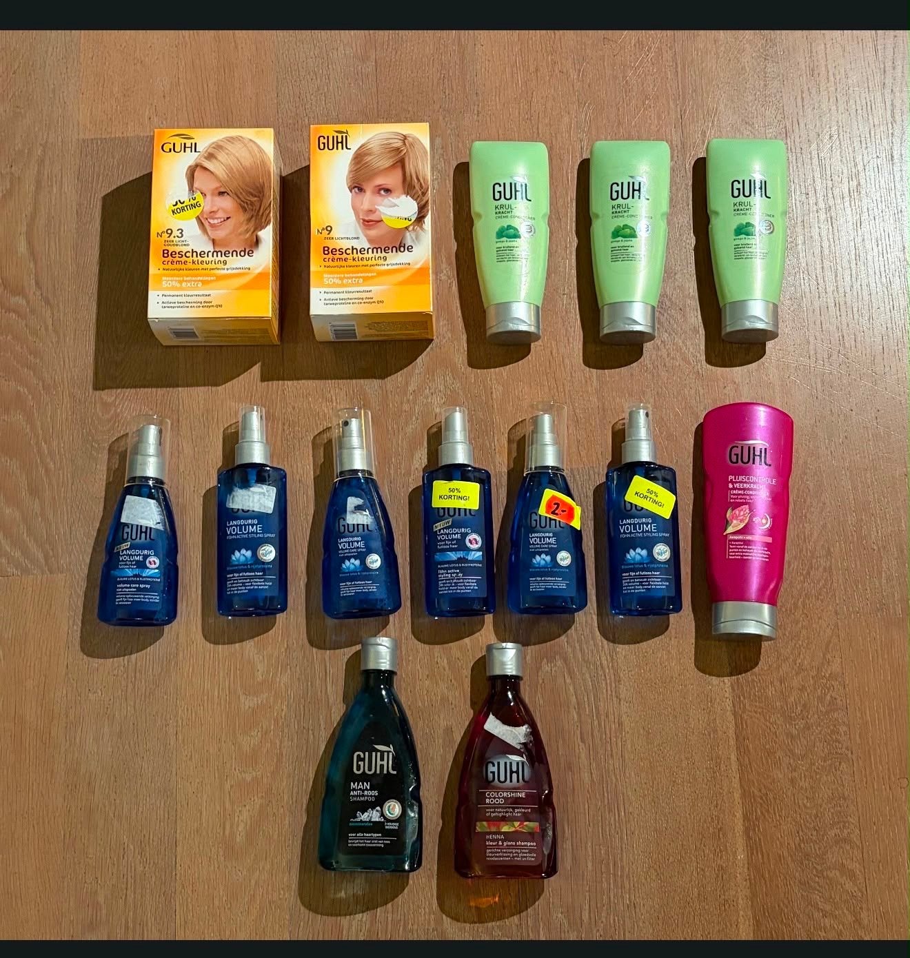 Guhl Haarproducten - Kleuring, Shampoo, Volume Spray, Ophalen of Verzenden, Nieuw, Shampoo of Conditioner