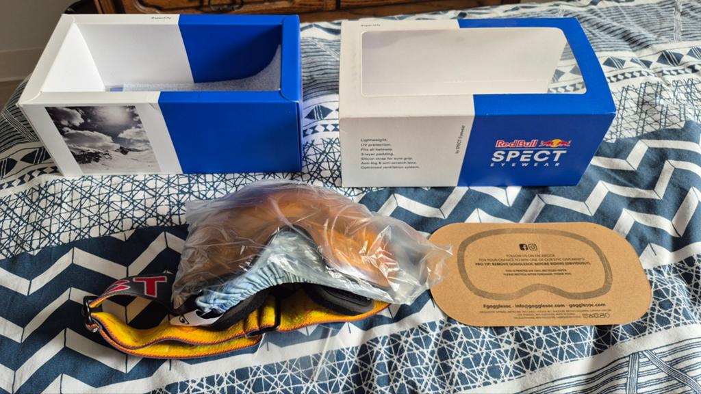 Red Bull SPECT Skibril met Extra Lens - Nieuw, Overige merken, Overige typen, Ophalen of Verzenden, Zo goed als nieuw