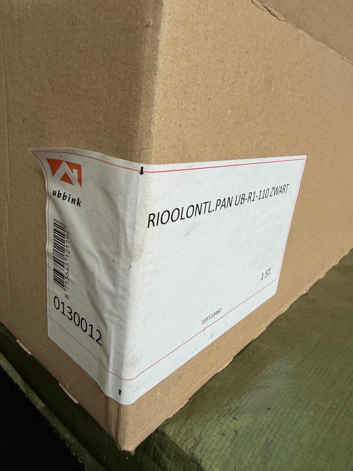 Ubbink RIOOLONTL. PAN UB-R1-110 ZWART Dakontluchting, Ophalen of Verzenden, Nieuw, Afzuiger