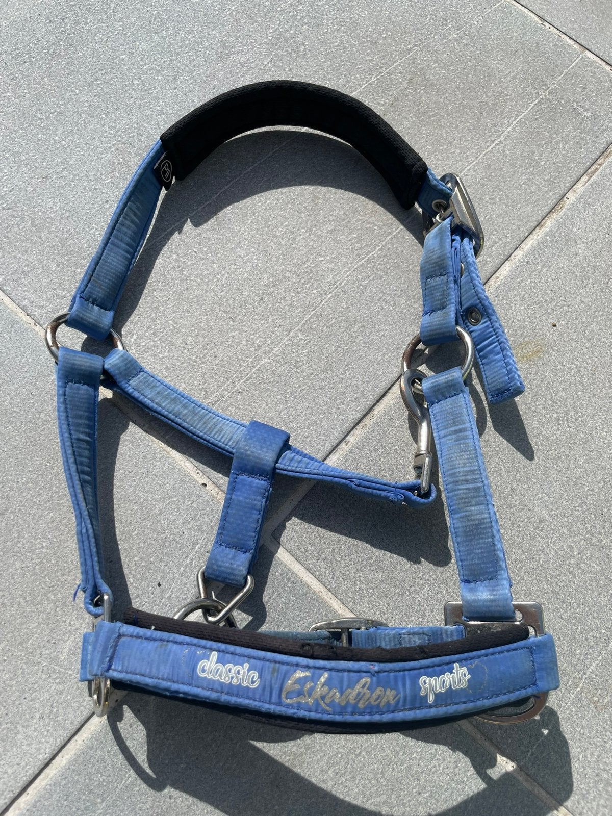 Eskadron halster blauw maat P2 pony, Gebruikt, Overige disciplines, Blauw, Halster